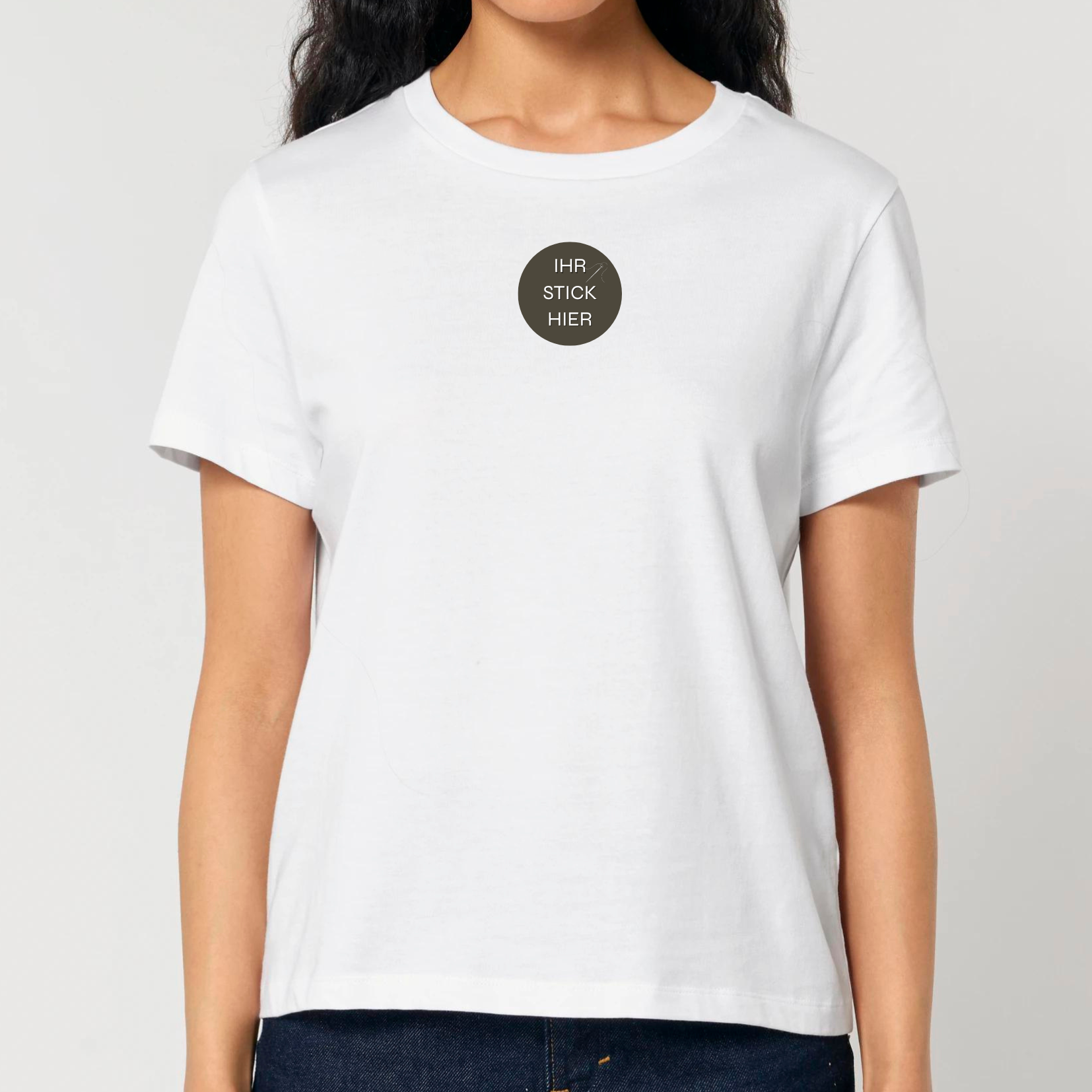 Personalisierte Stickerei - auf Damen Shirt -