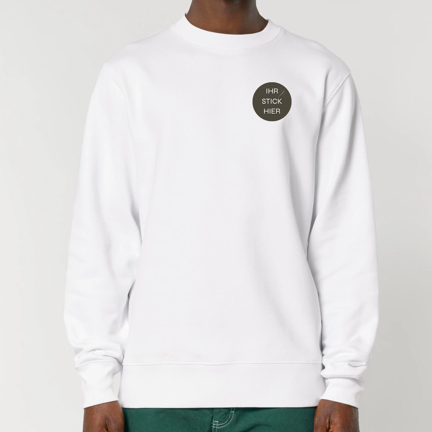 Personalisierte Stickerei - auf Unisex Sweatshirt -