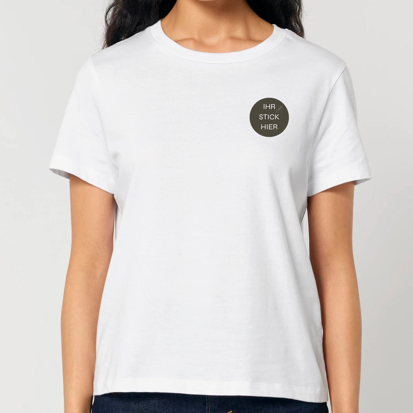 Personalisierte Stickerei - auf Damen Shirt -