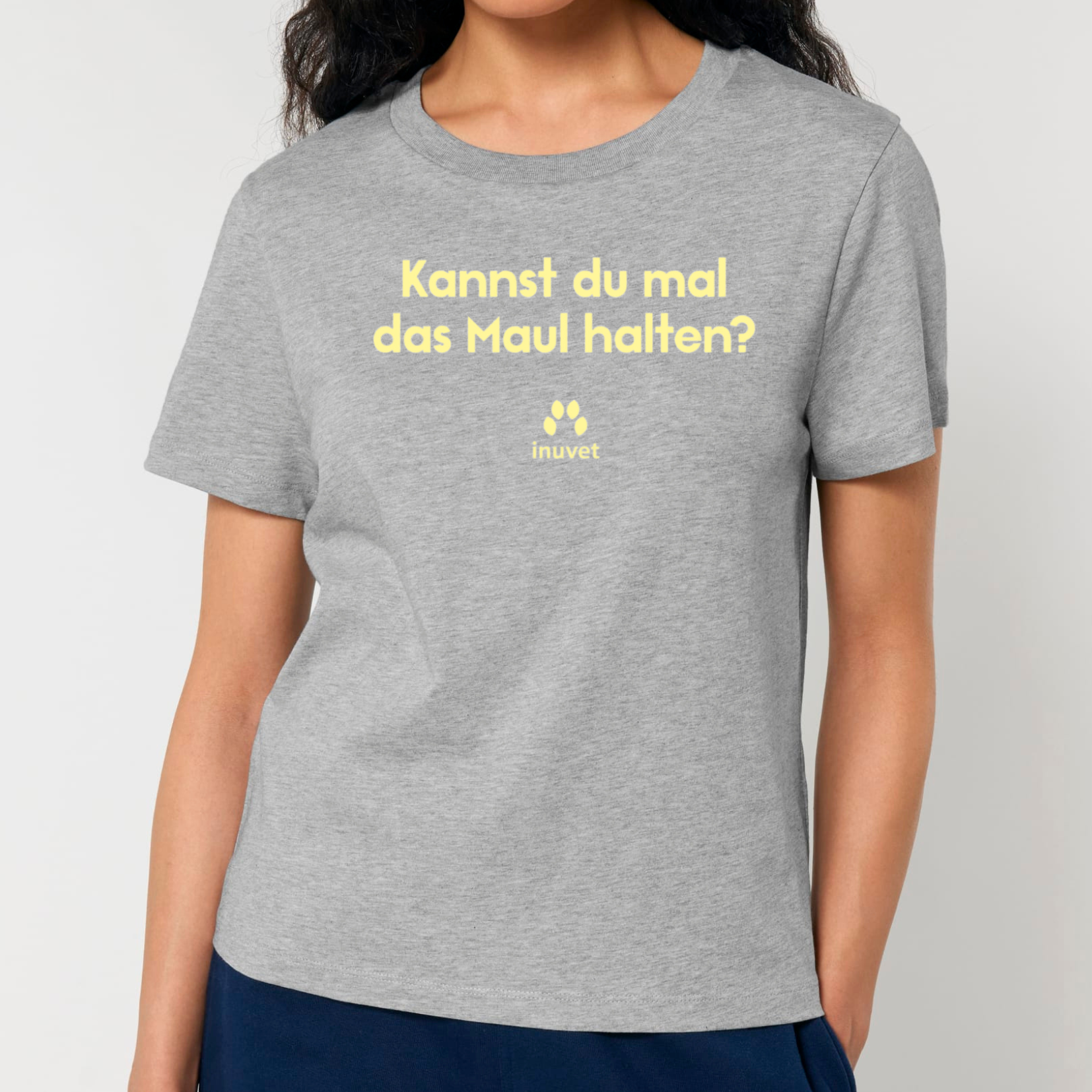 Organic Damen Shirt - Kannst du mal das Maul halten? - Inuvet -